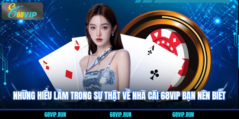 Những hiểu lầm trong sự thật về nhà cái 68VIP bạn nên biết